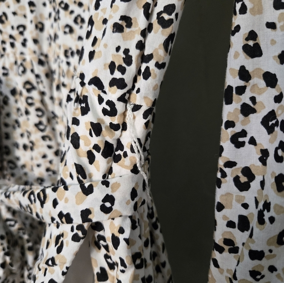 J. Crew Lightweight Cotton Puff Sleeve Mini Dress size M - Picture 8 of 11